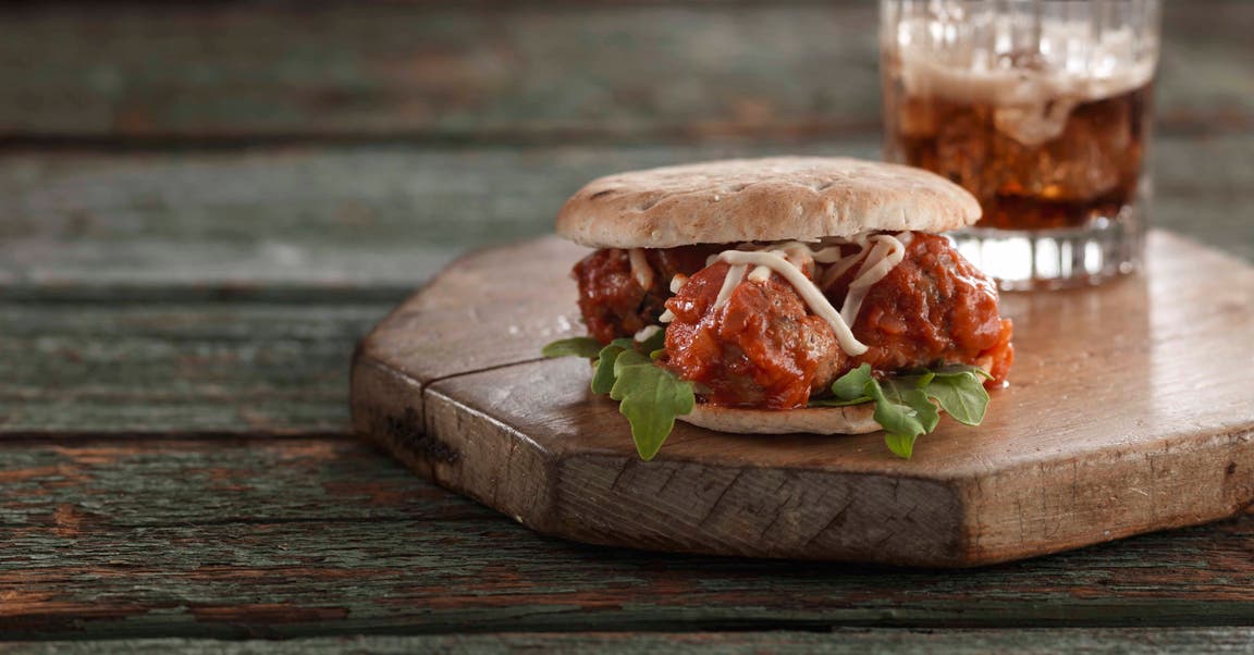 Turkey Meatball Sandwiches