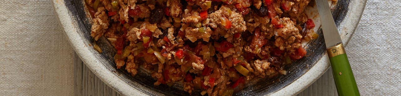 Picadillo à la dinde