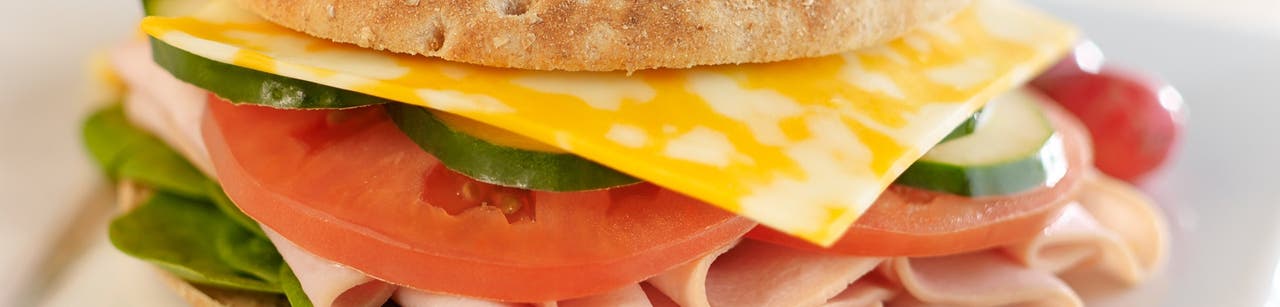 Sandwich dinde et fromage