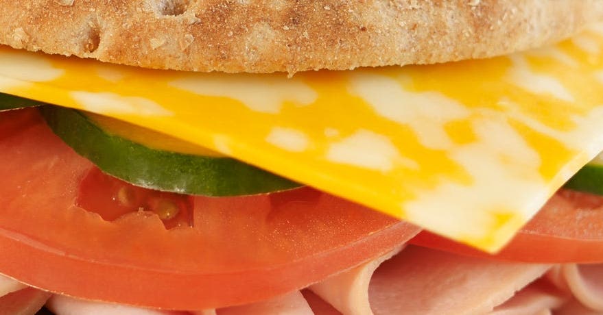 Sandwich dinde et fromage