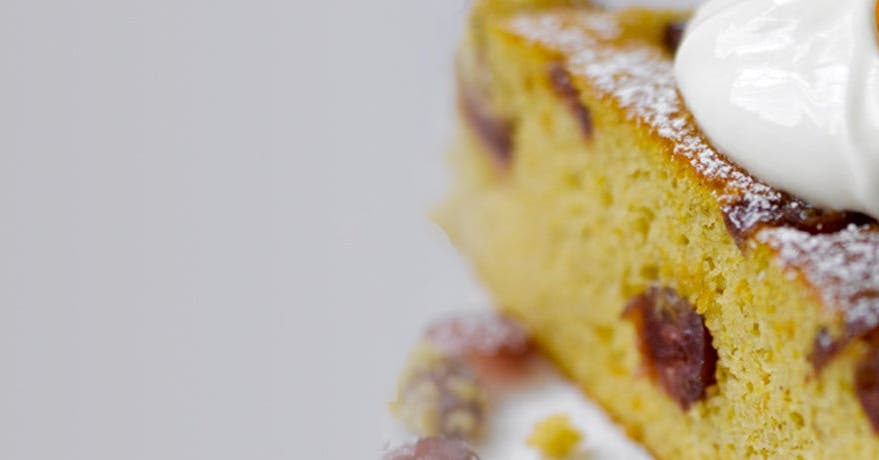 Gâteau mandarine et cranberries