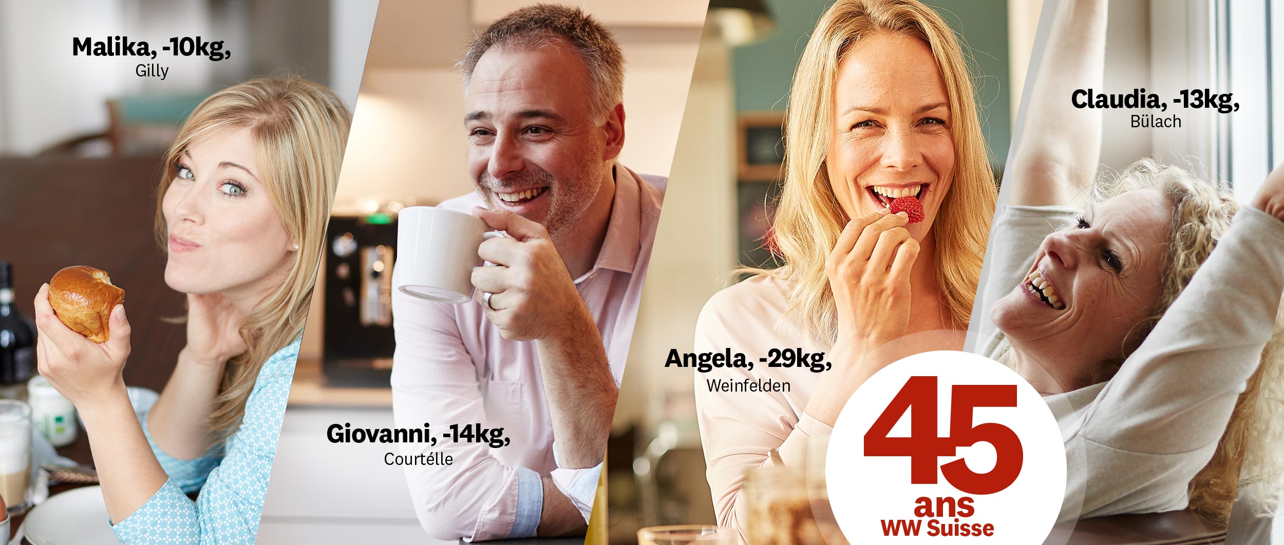WeightWatchers® Suisse a 45 ans!