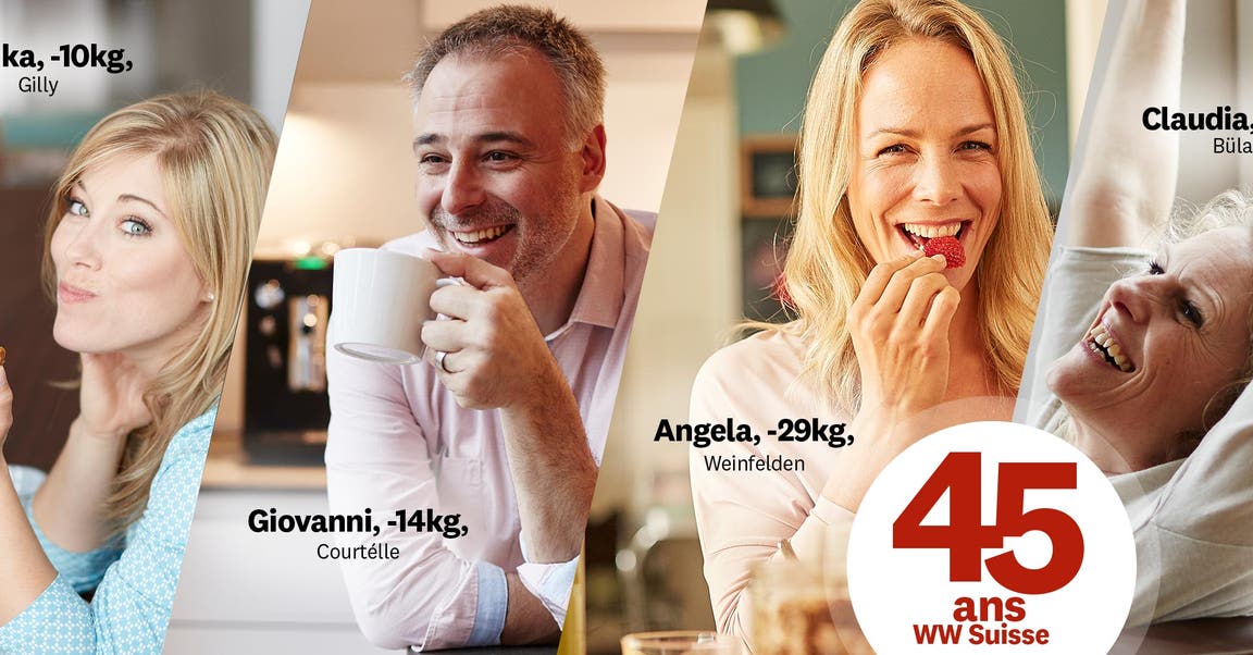 WeightWatchers® Suisse a 45 ans!
