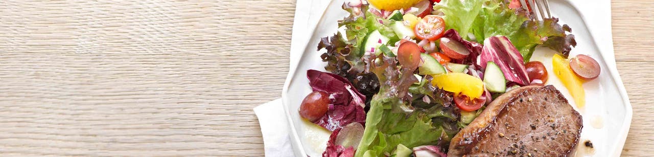 Rindsplätzli mag Salat