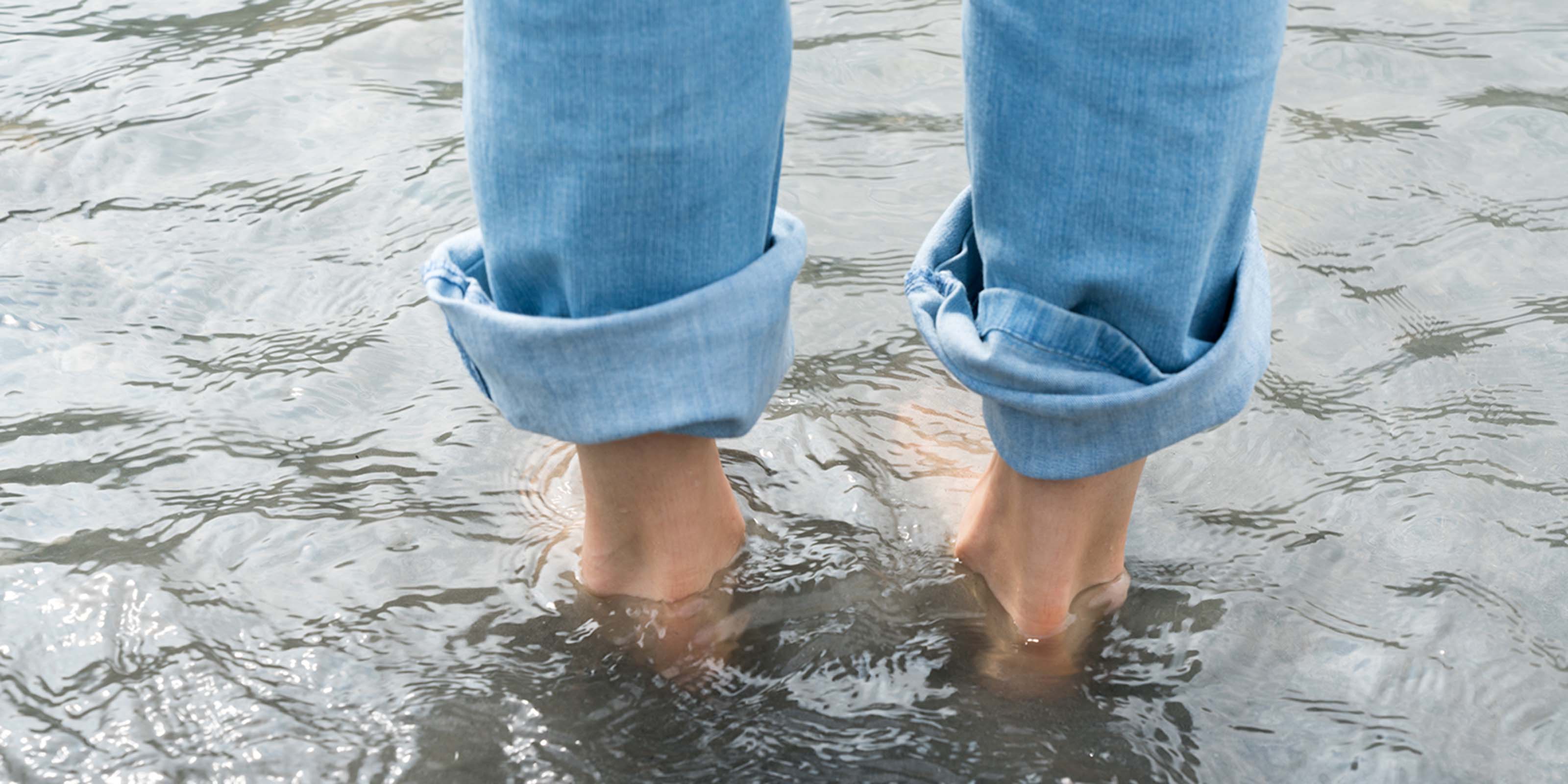 Wieder voll im Trend: Wassertreten