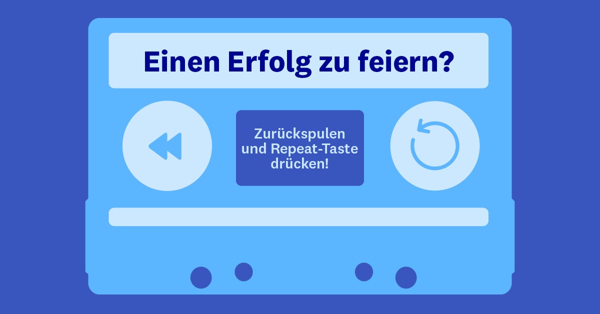 Einen Erfolg zu feiern?