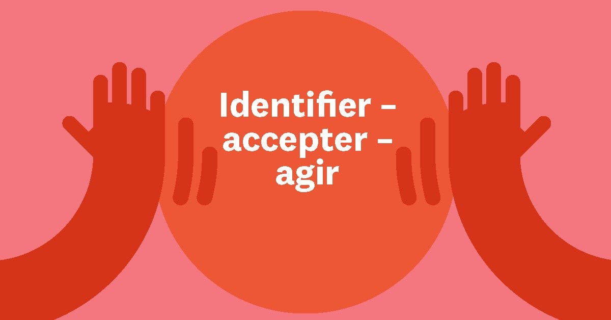 Identifier – accepter – agir