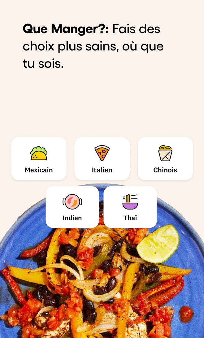 Que Manger?: Fais des choix plus sains, où que tu sois. 