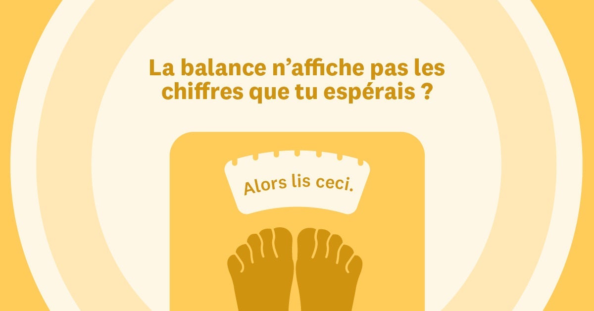 Que faire quand la balance n'affiche pas les chiffres espérés ?