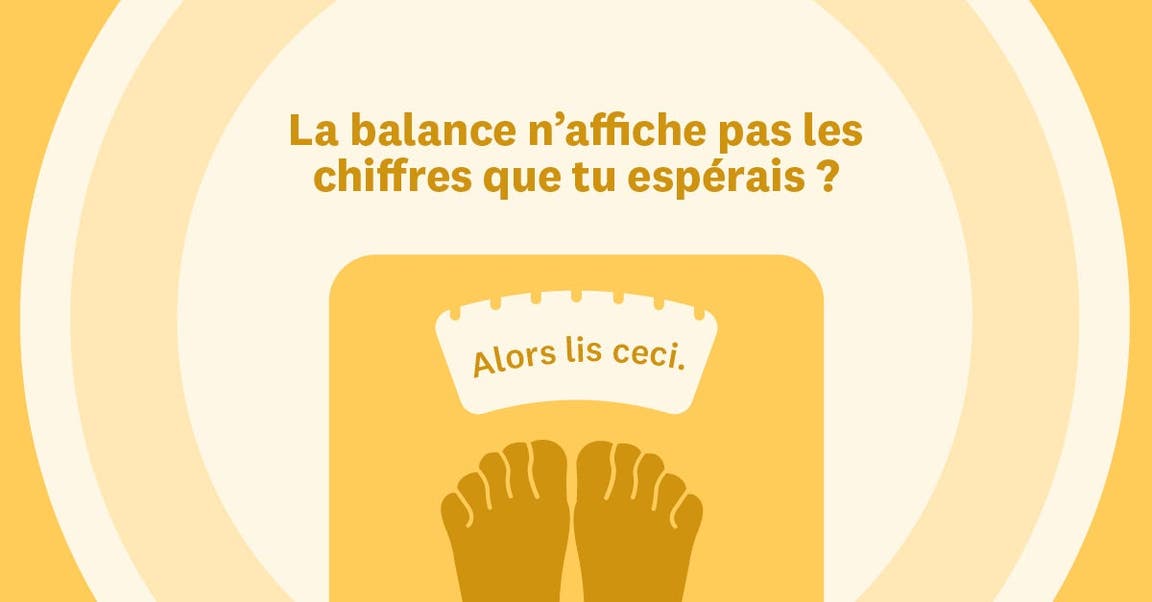 Que faire quand la balance n'affiche pas les chiffres espérés ?
