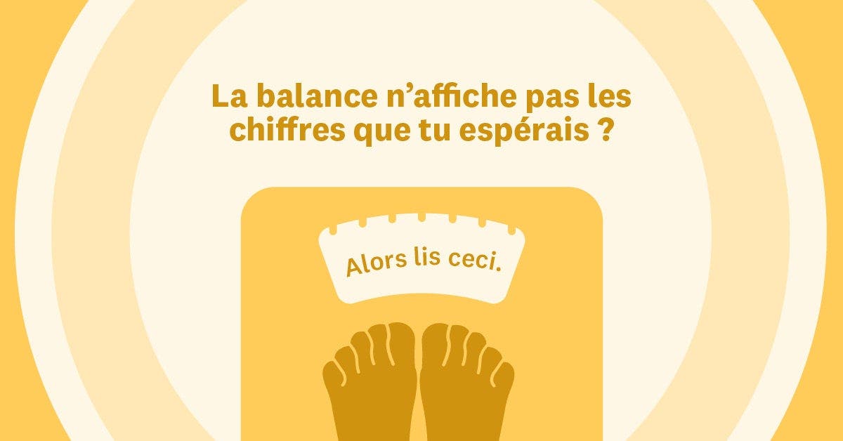 Que faire quand la balance n'affiche pas les chiffres espérés ?