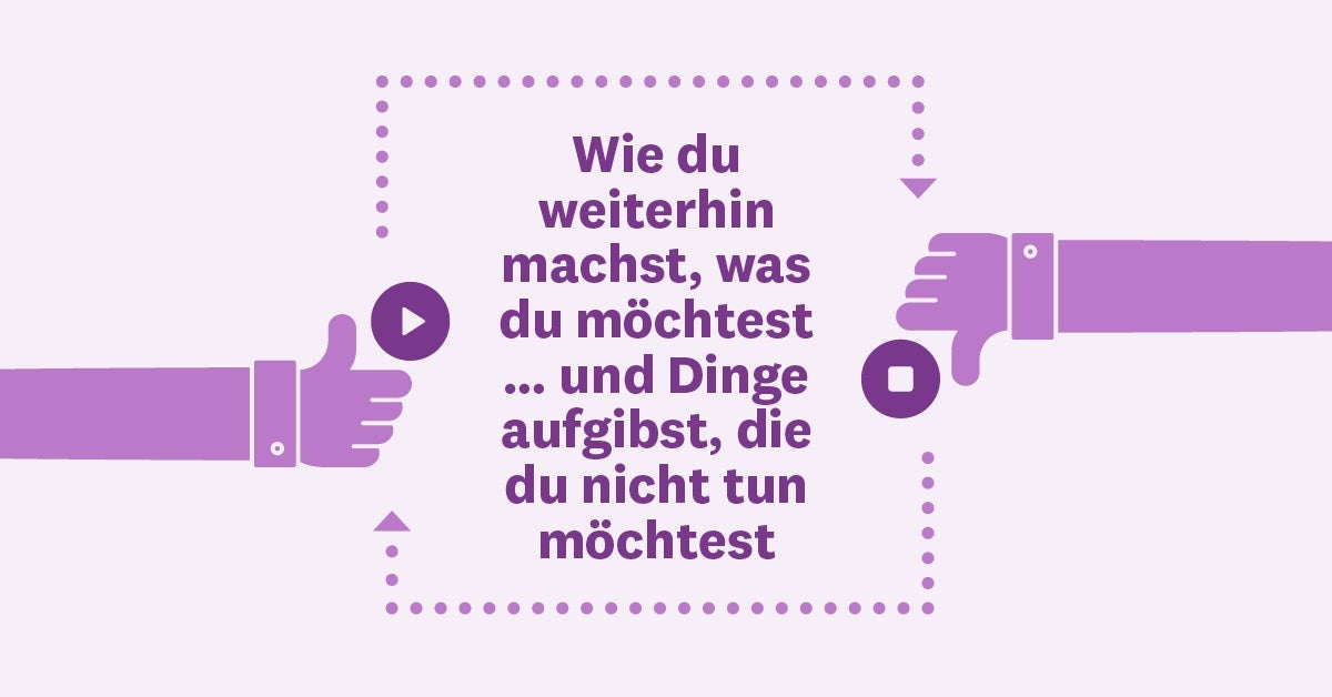 Beobachten: ändern oder beibehalten?