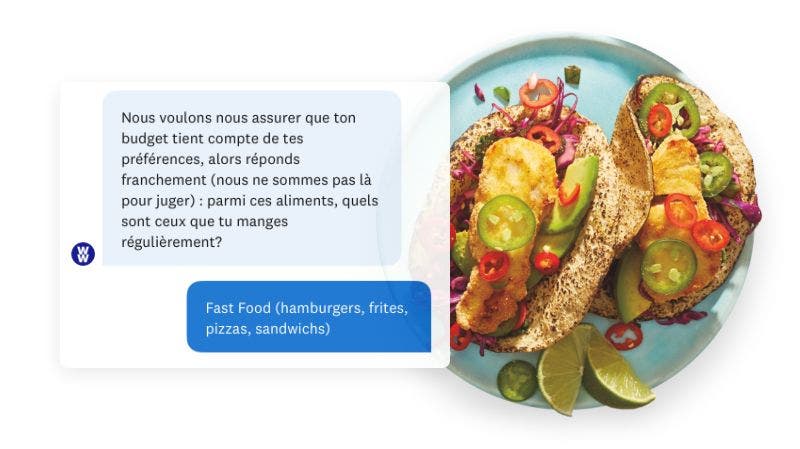 Une assiette avec des tacos