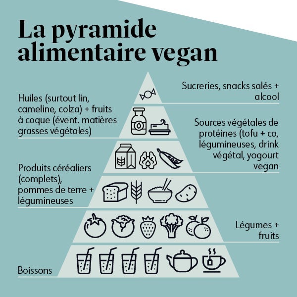 Die vegane Ernaehrungspyramide Die vegane Ernaehrungspyramide