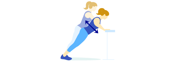 appui sur plan de travail/Desk Push-up