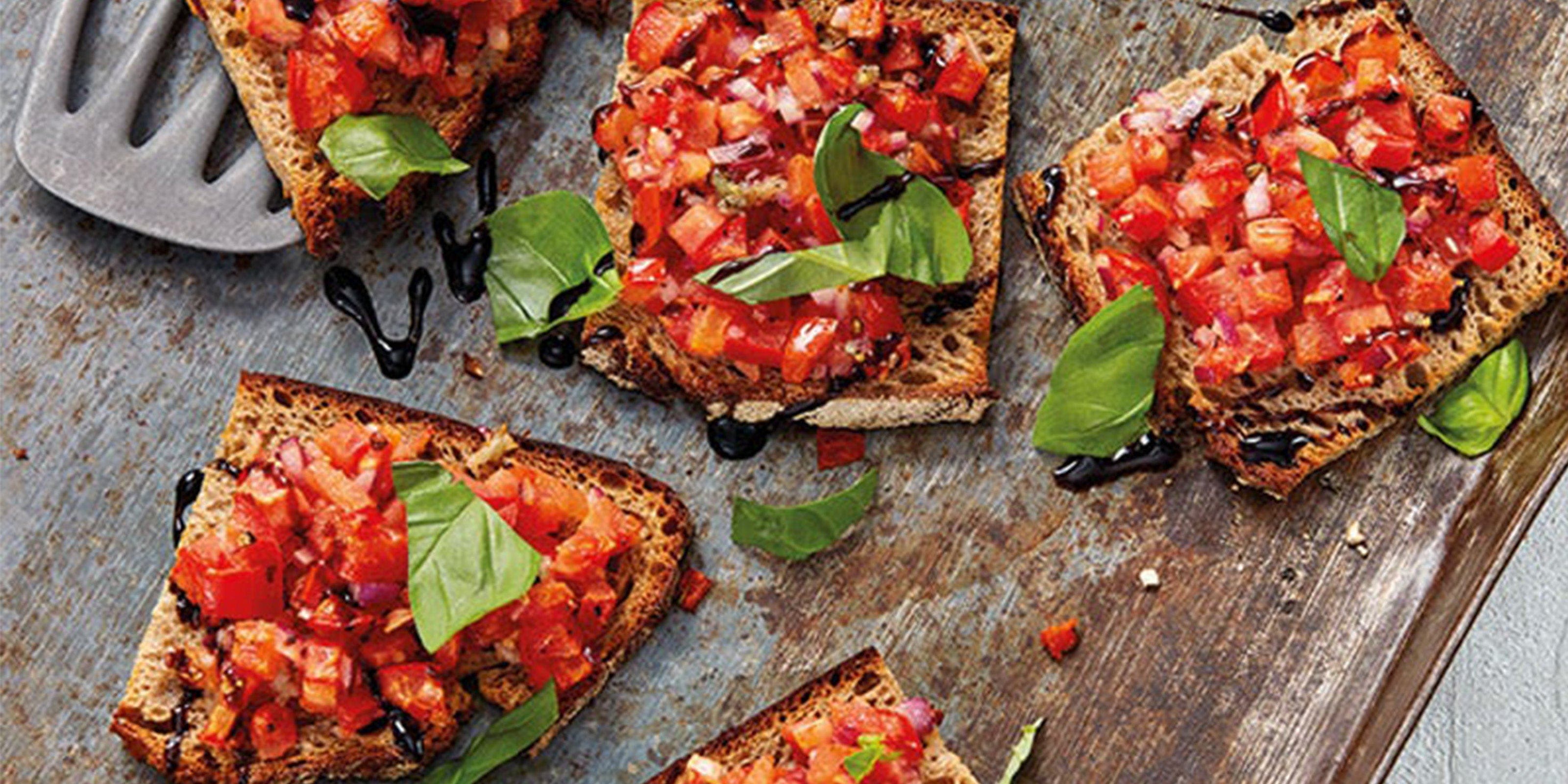 La bruschetta aux tomates