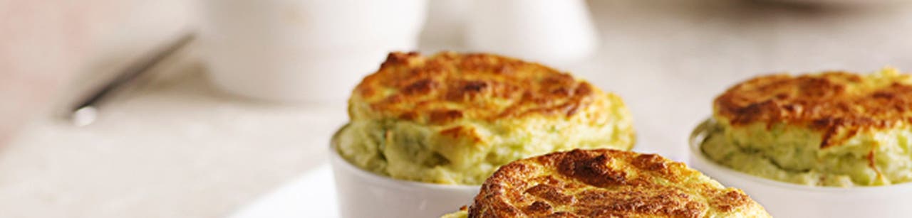 Lauch-Ziegenkäse-Soufflés