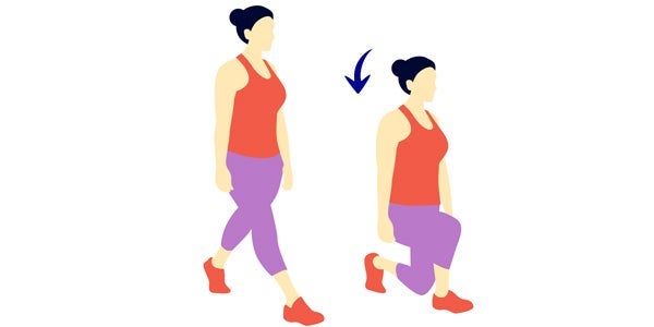 Geteilte Kniebeuge Geteilte Kniebeuge