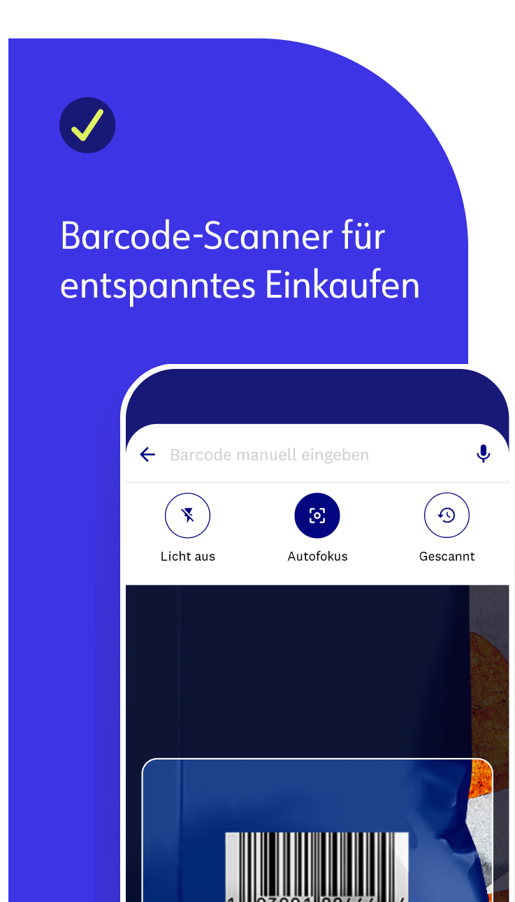 Barcode Scanner für entspanntes Einkaufen