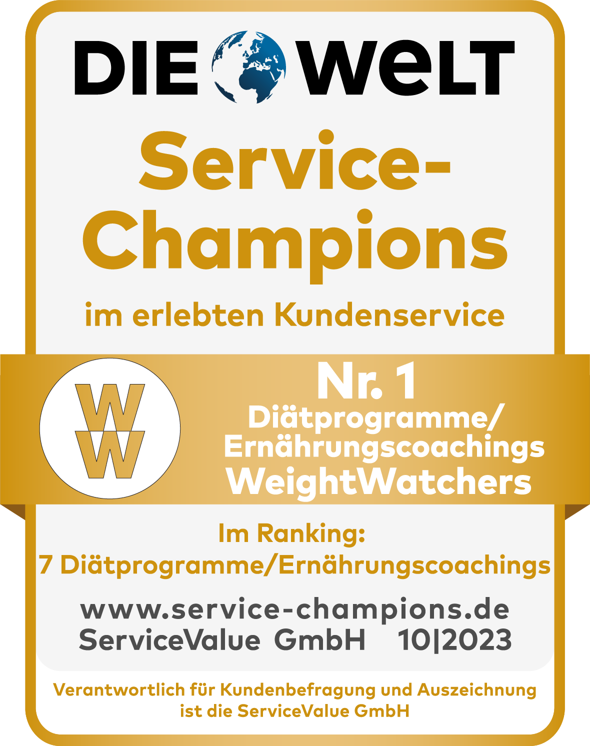 Die Welt Service Champions