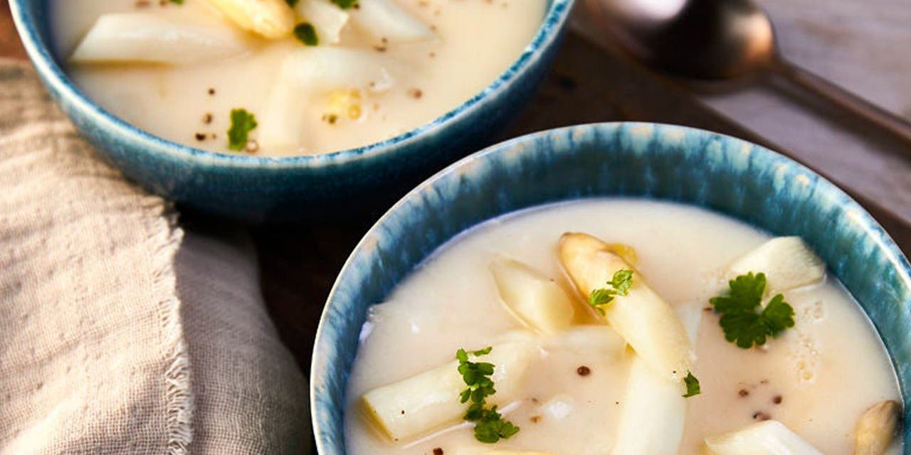 9 köstliche Ideen für Spargelsuppe