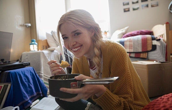 6 Ernährung­stipps für Studenten