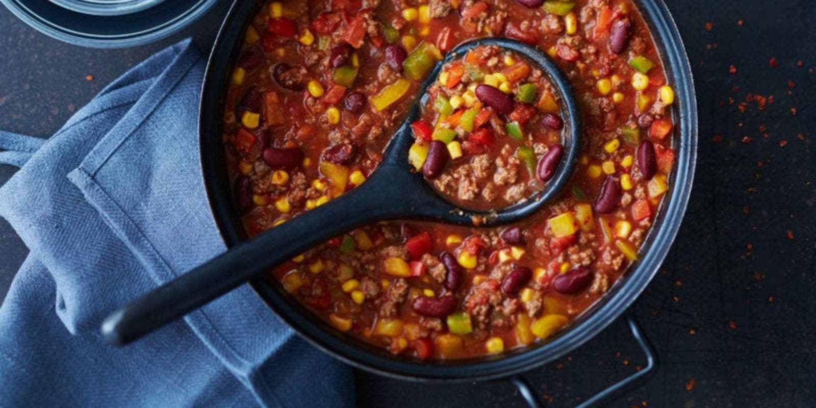 Ein Topf Chili con Carne