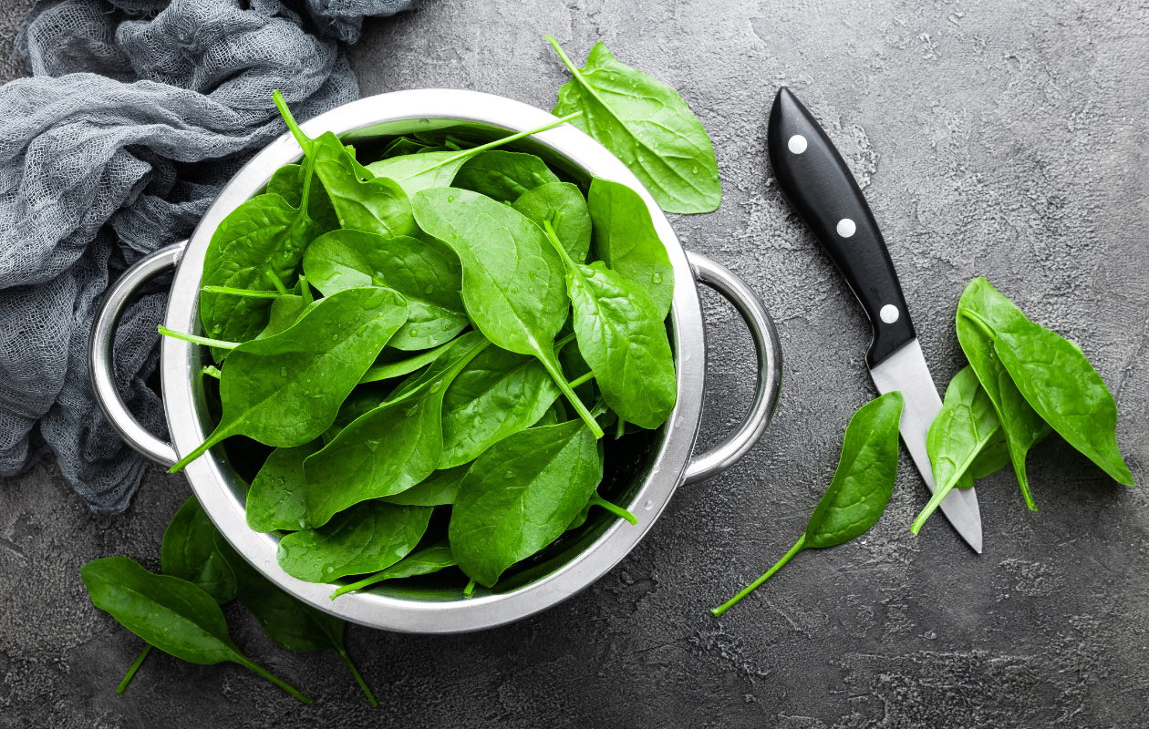 9 recettes aux épinards