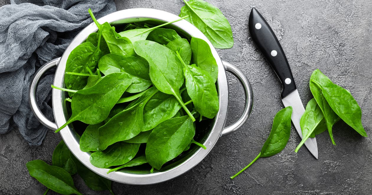 9 recettes aux épinards