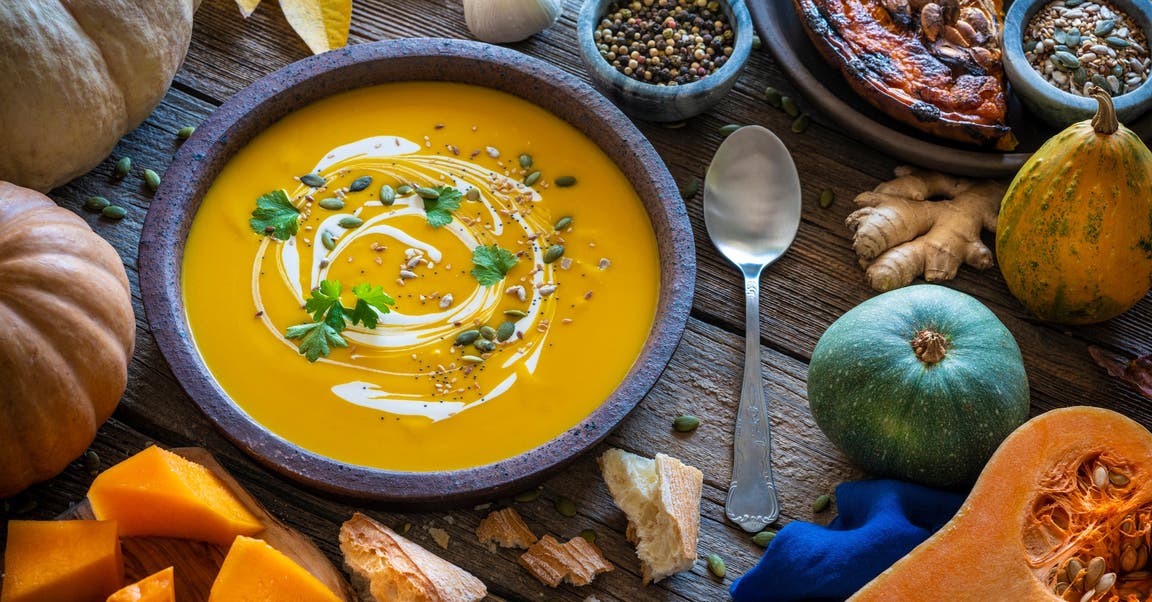 Soupes aux légumes d’automne