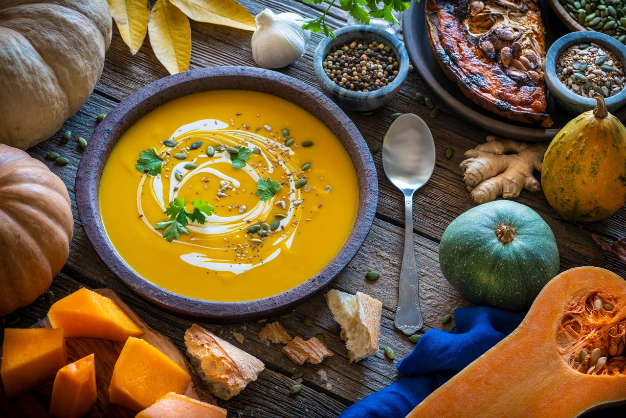 Soupes aux légumes d’automne