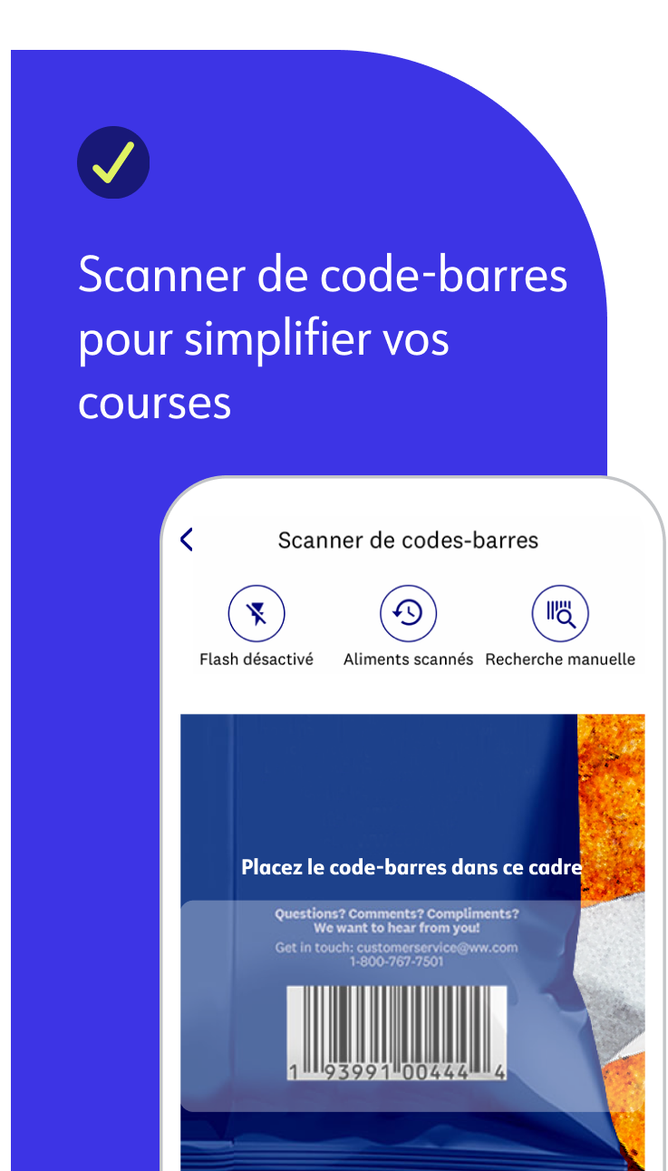 Scanner de code-barres pour simplifier vos courses