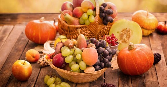Calendrier des aliments d'automne