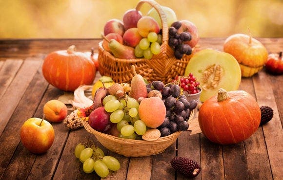 Calendrier des aliments d'automne