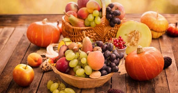 Calendrier des aliments d'automne