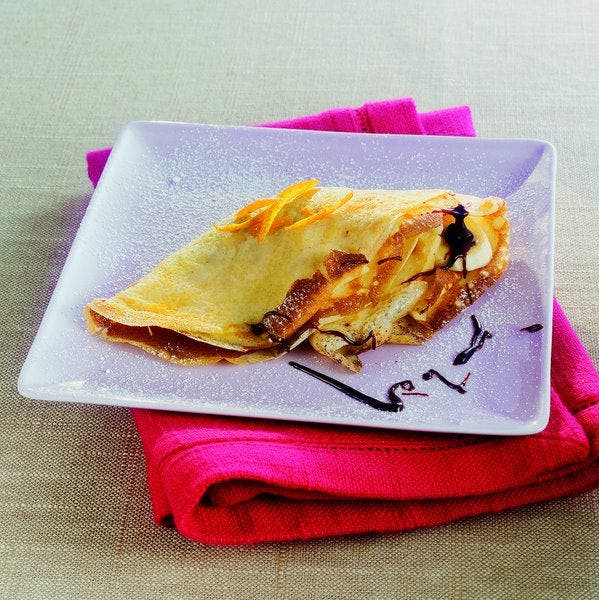 Crêpes orange chocolat