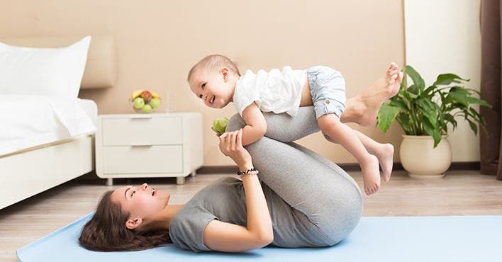 Exercices pour<br>mamans débordées