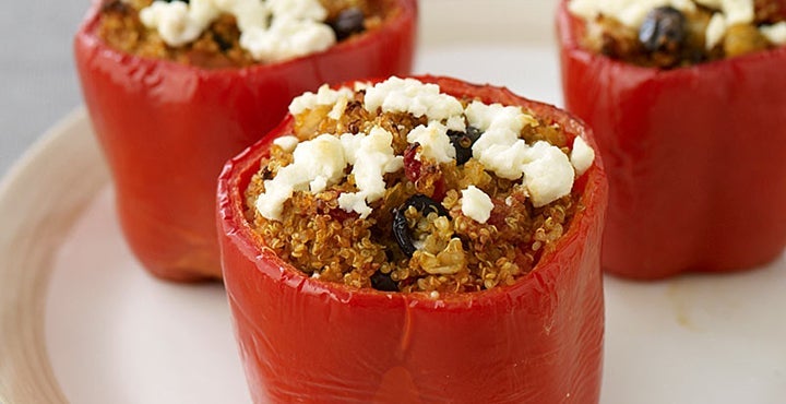 Poivrons farcis au quinoa