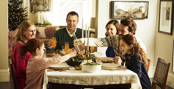 Le repas du réveillon de Noël