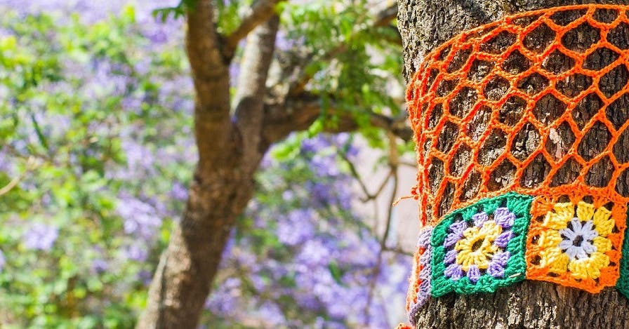 <b>Les bienfaits du tricot urbain</b>