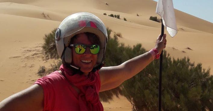 Interview de Fabienne - Rallye Roses des sables