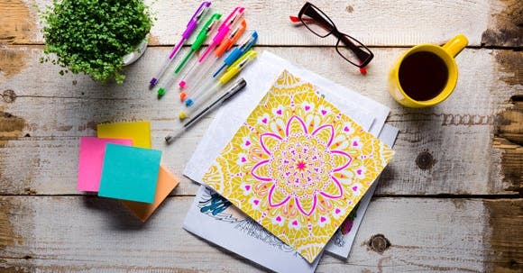 Moment coloriage
