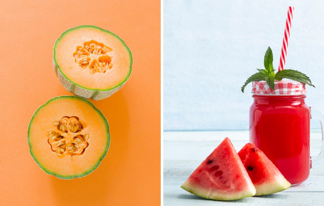 La pastèque et le melon : des fruits très rafraîchissants