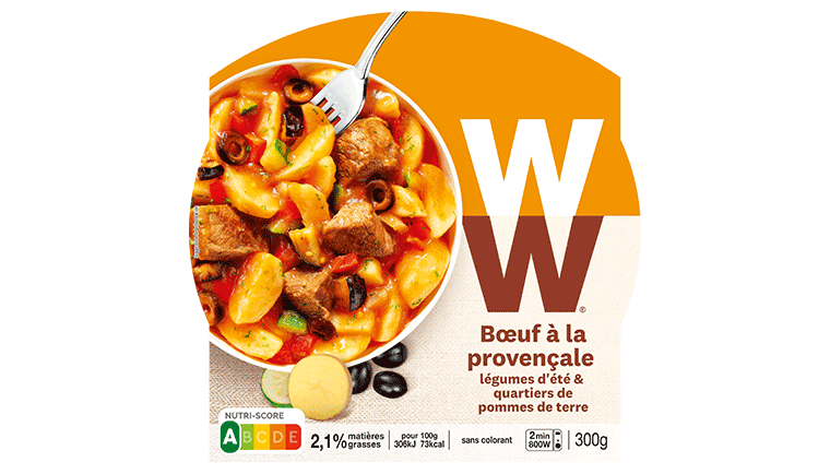 plat cuisiné boeuf à la provençale weihht watchers