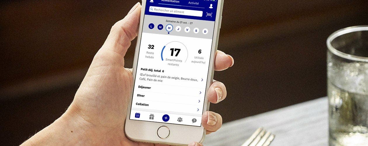 Votre guide pas-à-pas de l’application WeightWatchers®