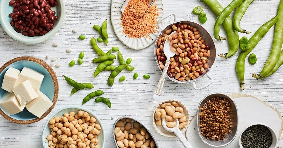 Gros plan sur les aliments à ZeroPoint™ : tofu et légumineuses
