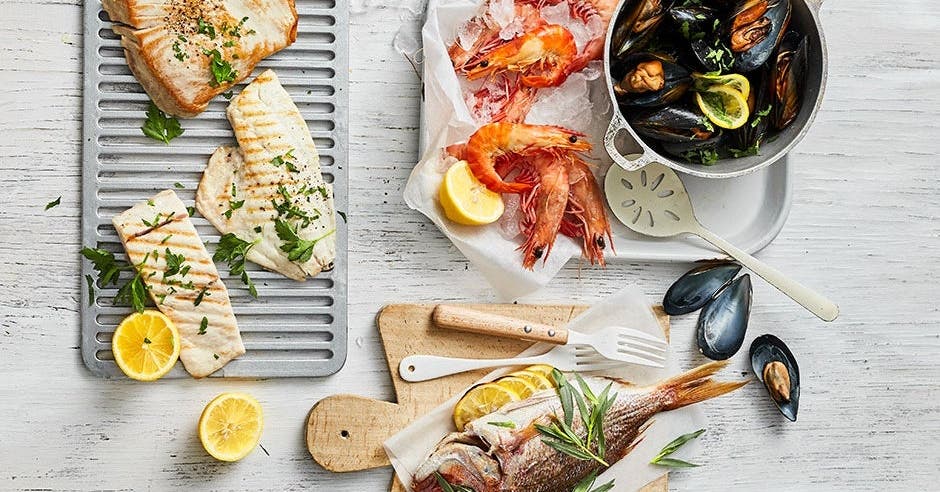 Gros plan sur les aliments à ZeroPoint™ : les poissons et fruits de mer