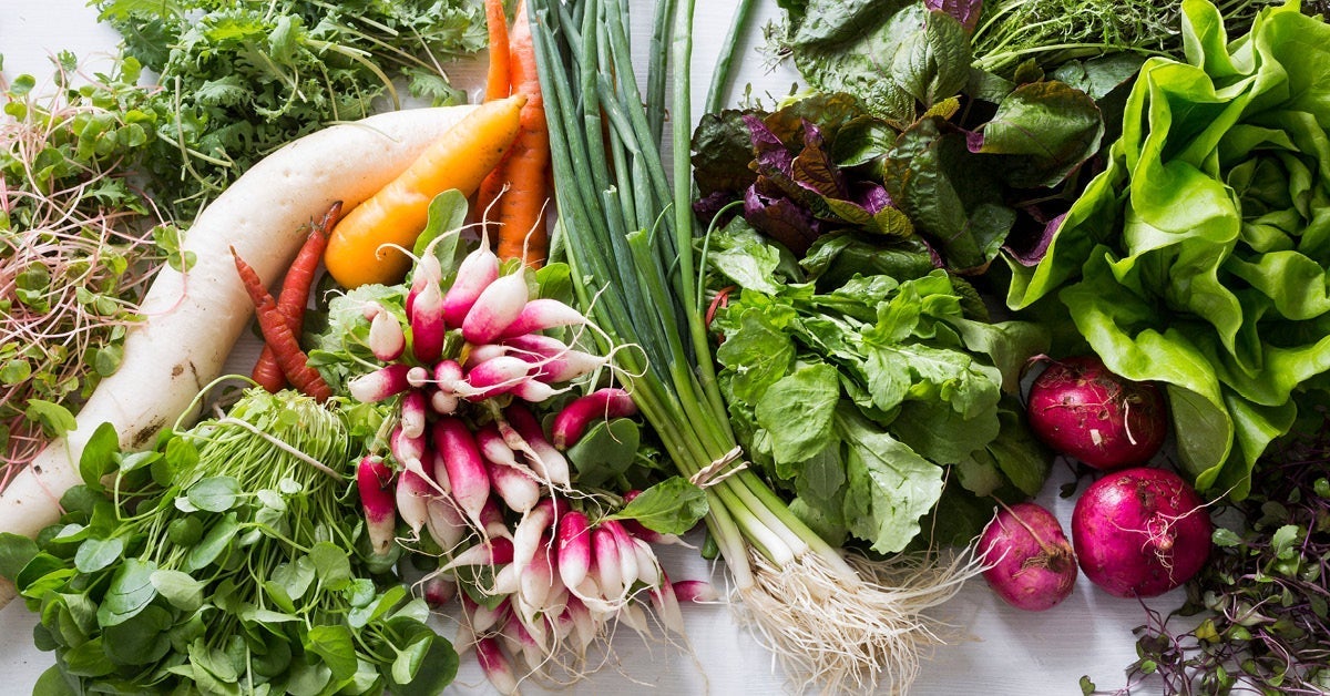 Lijst met niet-zetmeelrijke groenten