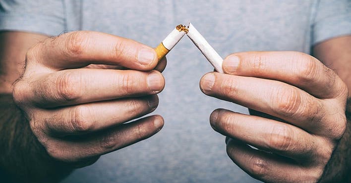 Kun je stoppen met roken zonder aan te komen?