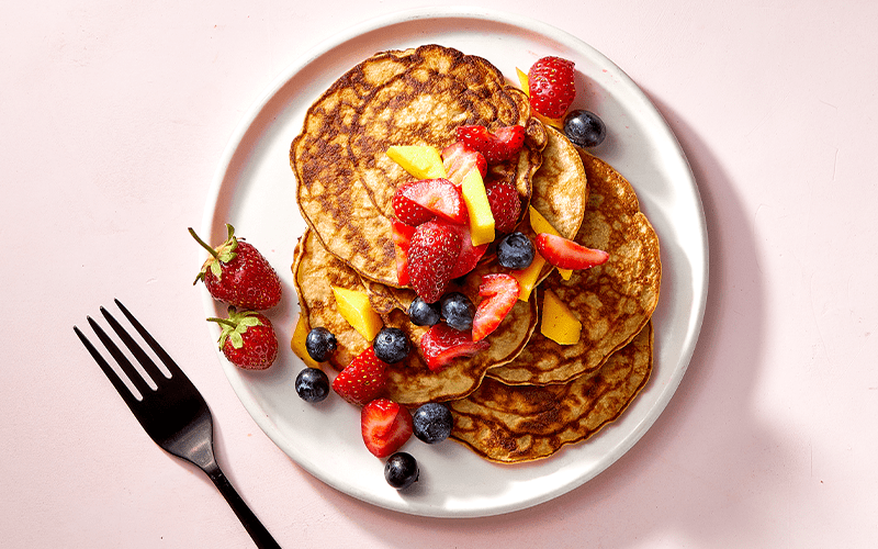 3-ingredient banana pancakes